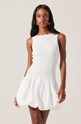 Lbruh Nettie Bubble Hem Sweater Dress