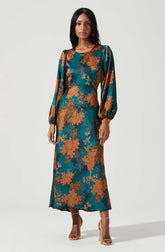 Lbruh Quinn Floral Cutout Maxi Dress