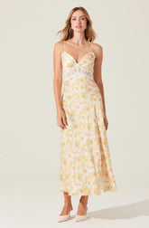 Lbruh Ivanna Floral Lace Maxi Dress