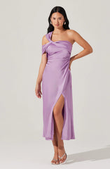 Lbruh Cersei One Shoulder Midi Dress