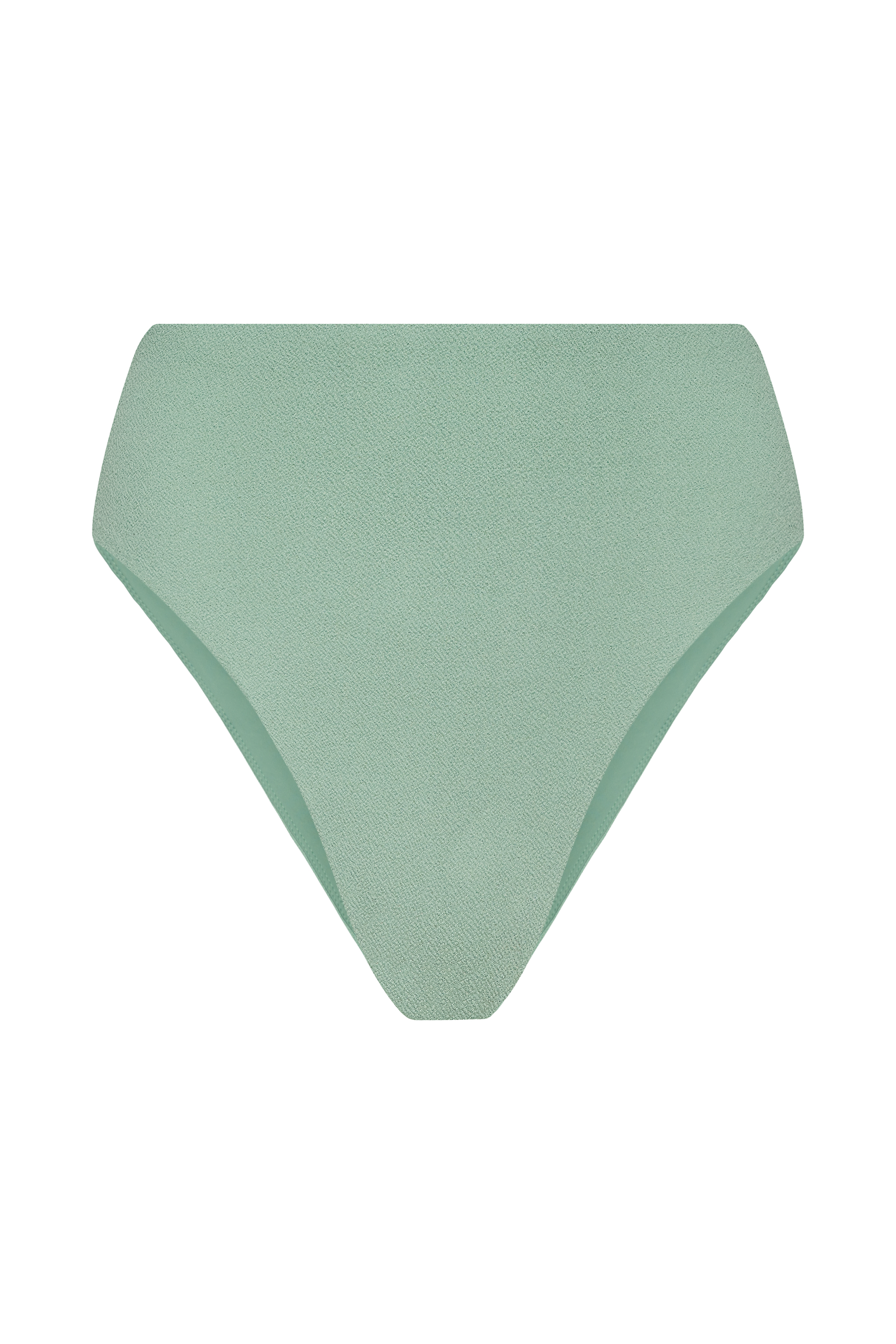 High Waist Bikini Bottom | Crispy Pistachio
