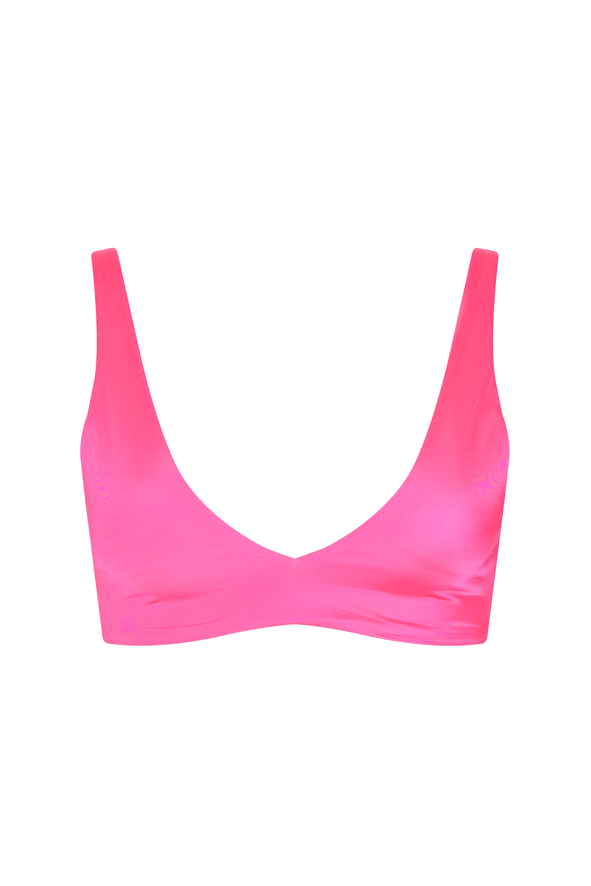 Plunge Bikini Top | Smooth Dragonfruit