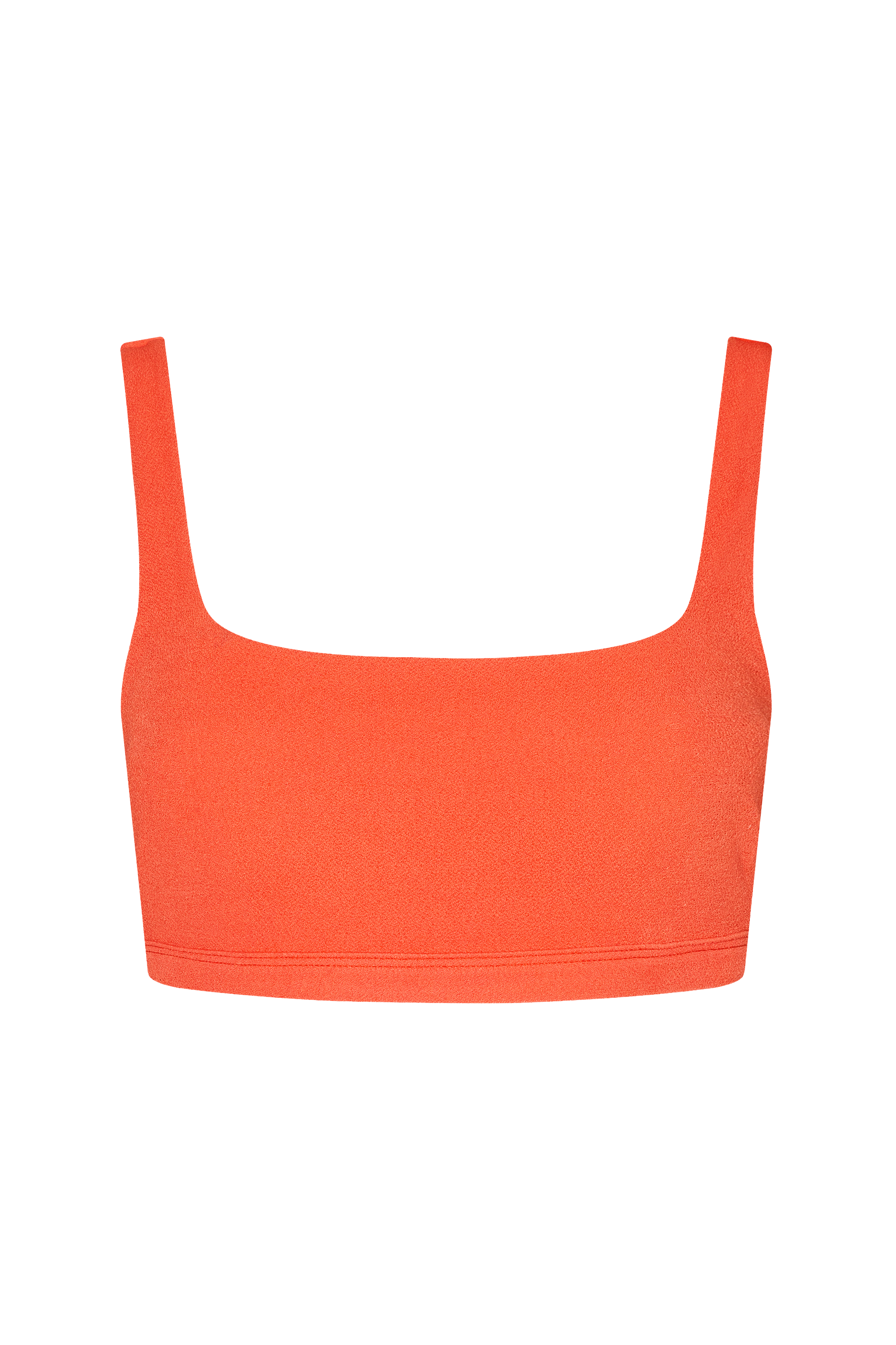 Square Neck Bikini Top | Crispy Papaya