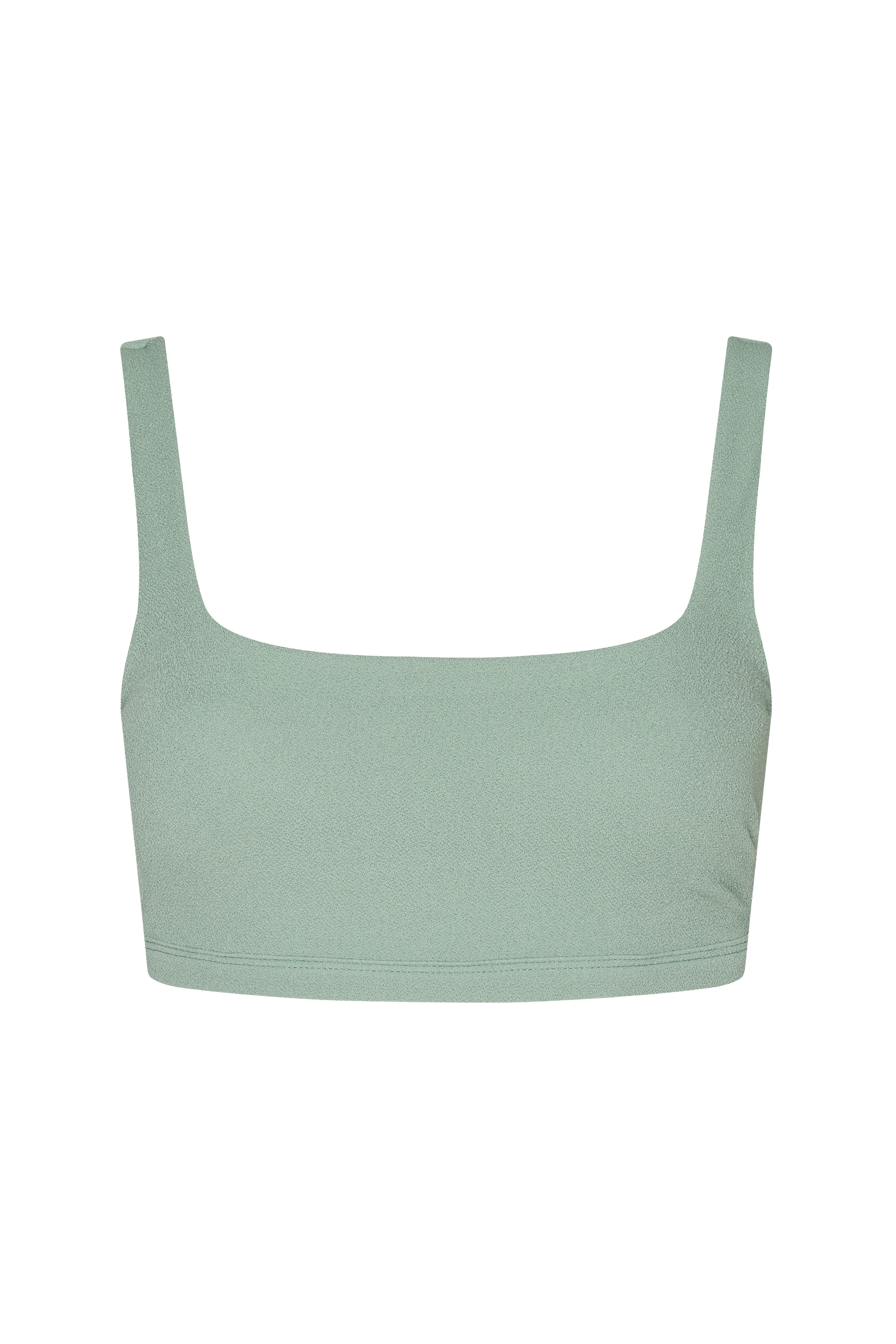 Square Neck Bikini Top | Crispy Pistachio