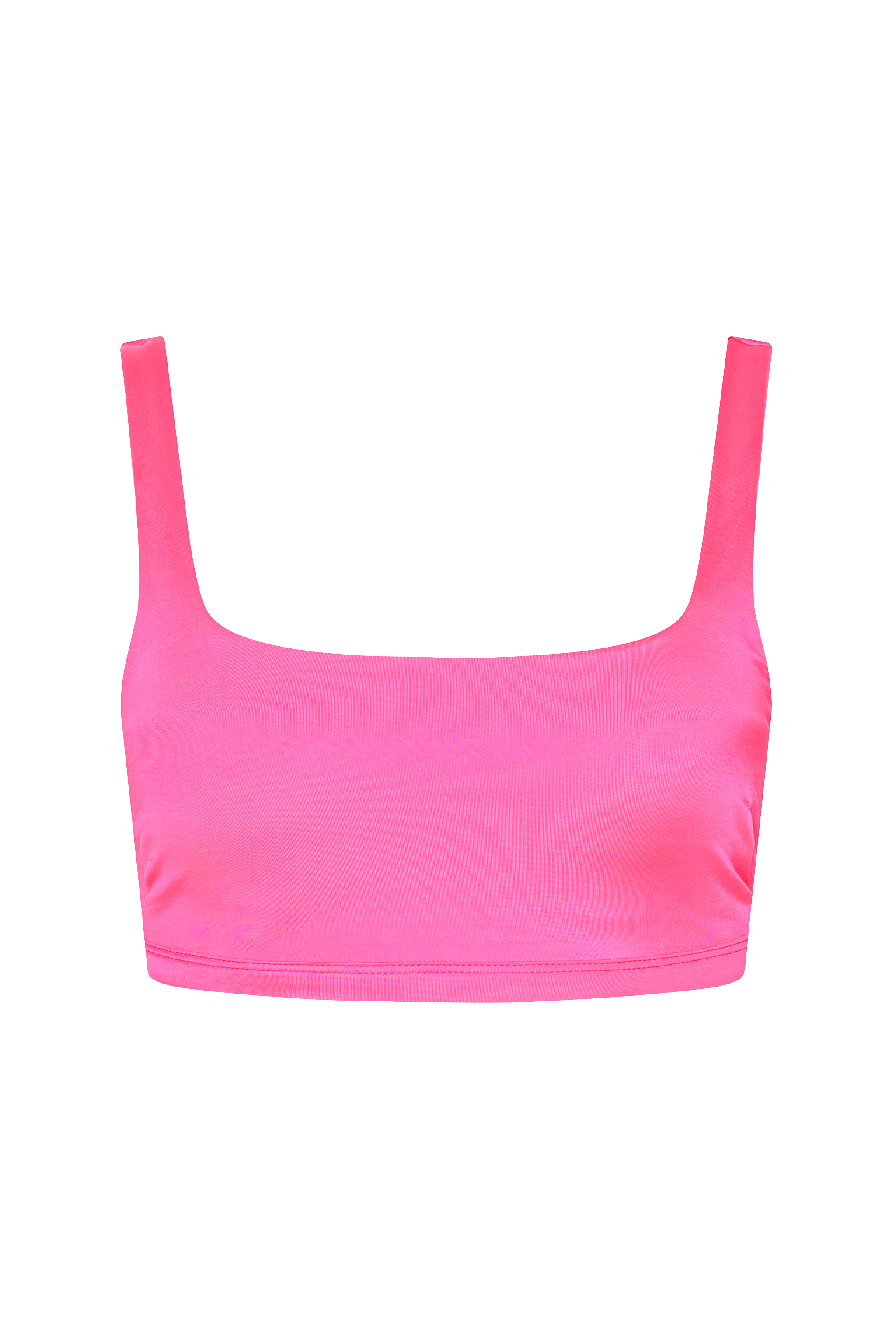 Square Neck Bikini Top | Smooth Dragonfruit