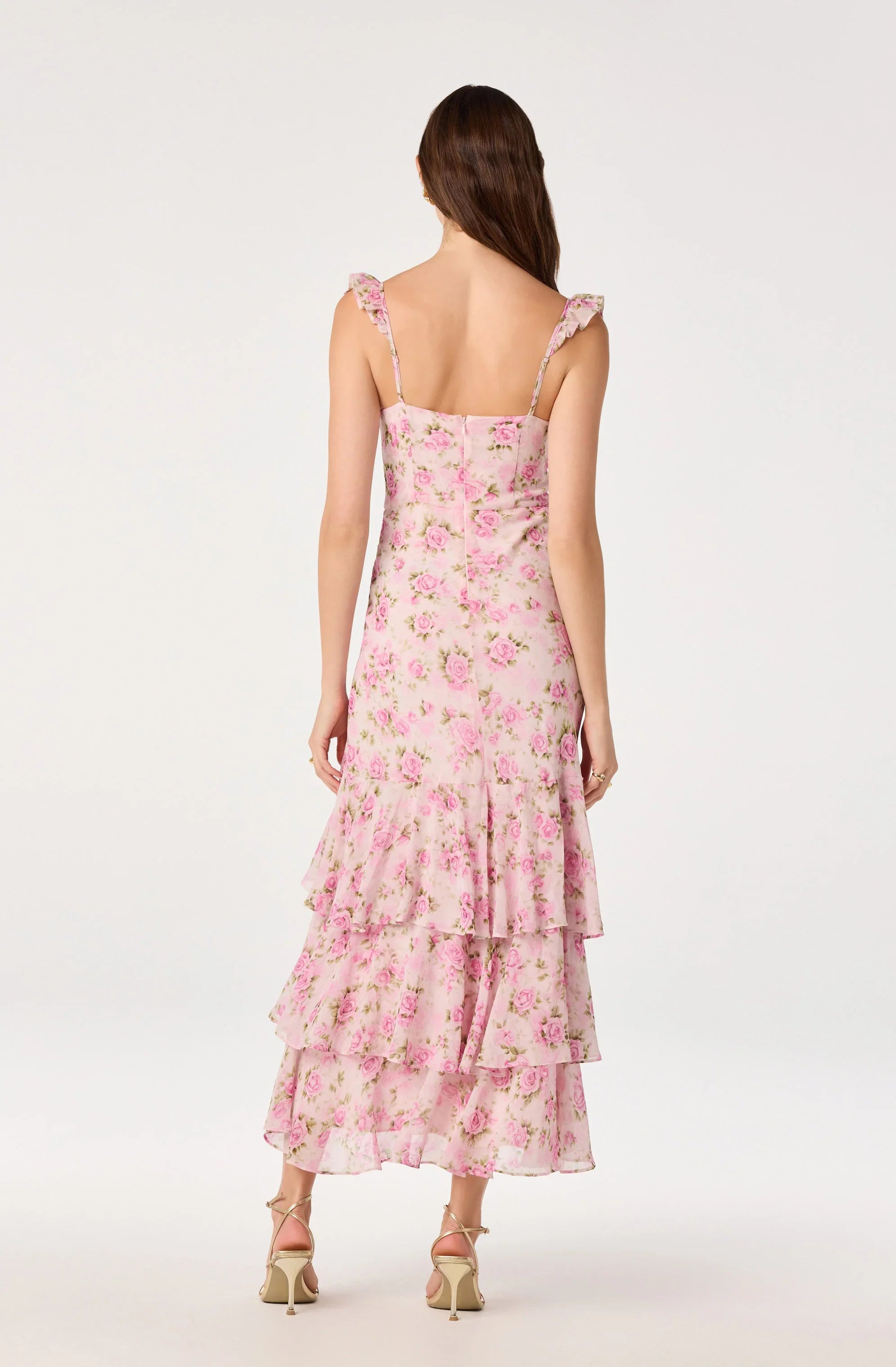 Inixyf Alcina Tiered Midi Dress