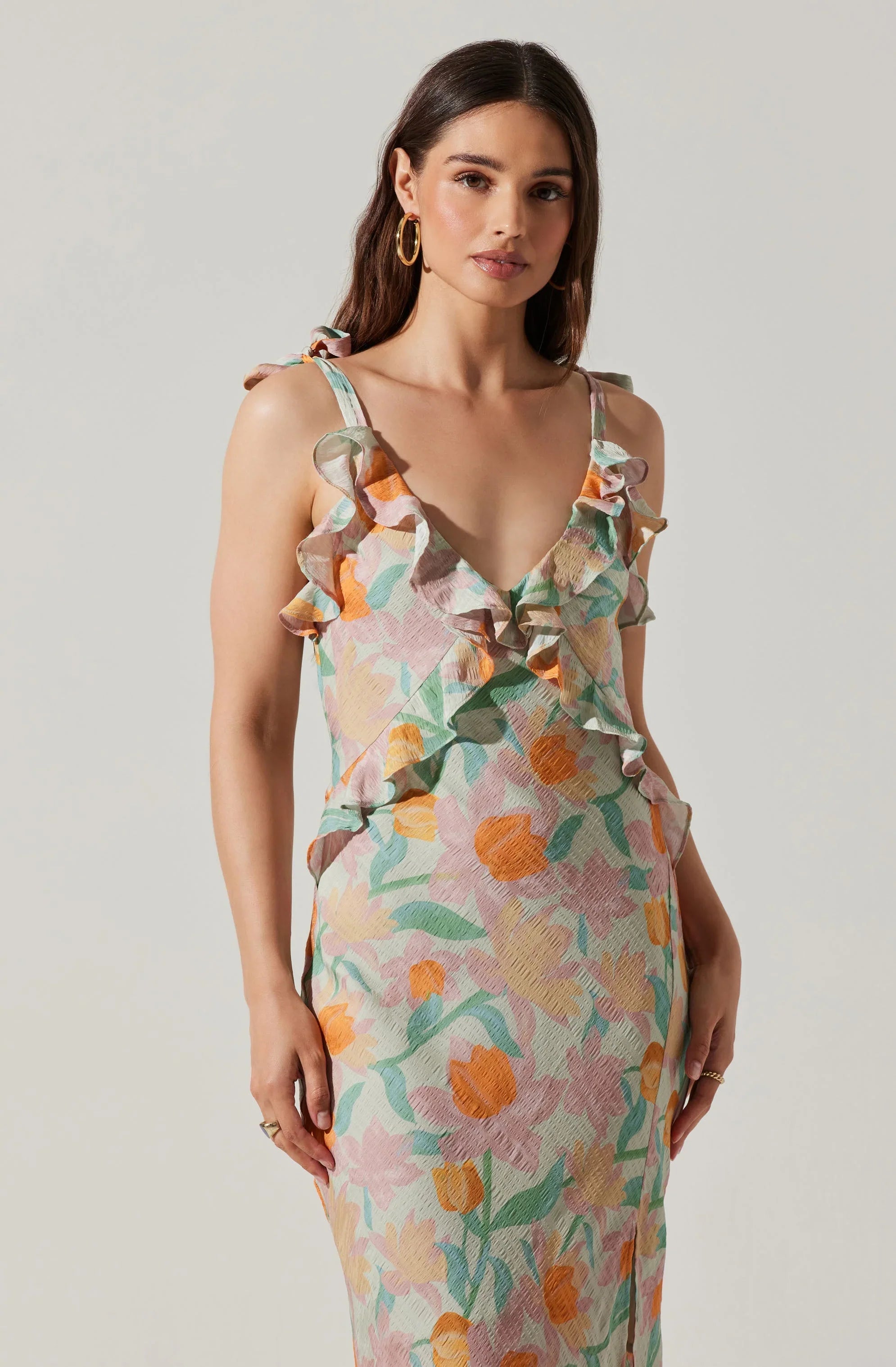 Lbruh Sorbae Floral Maxi Dress