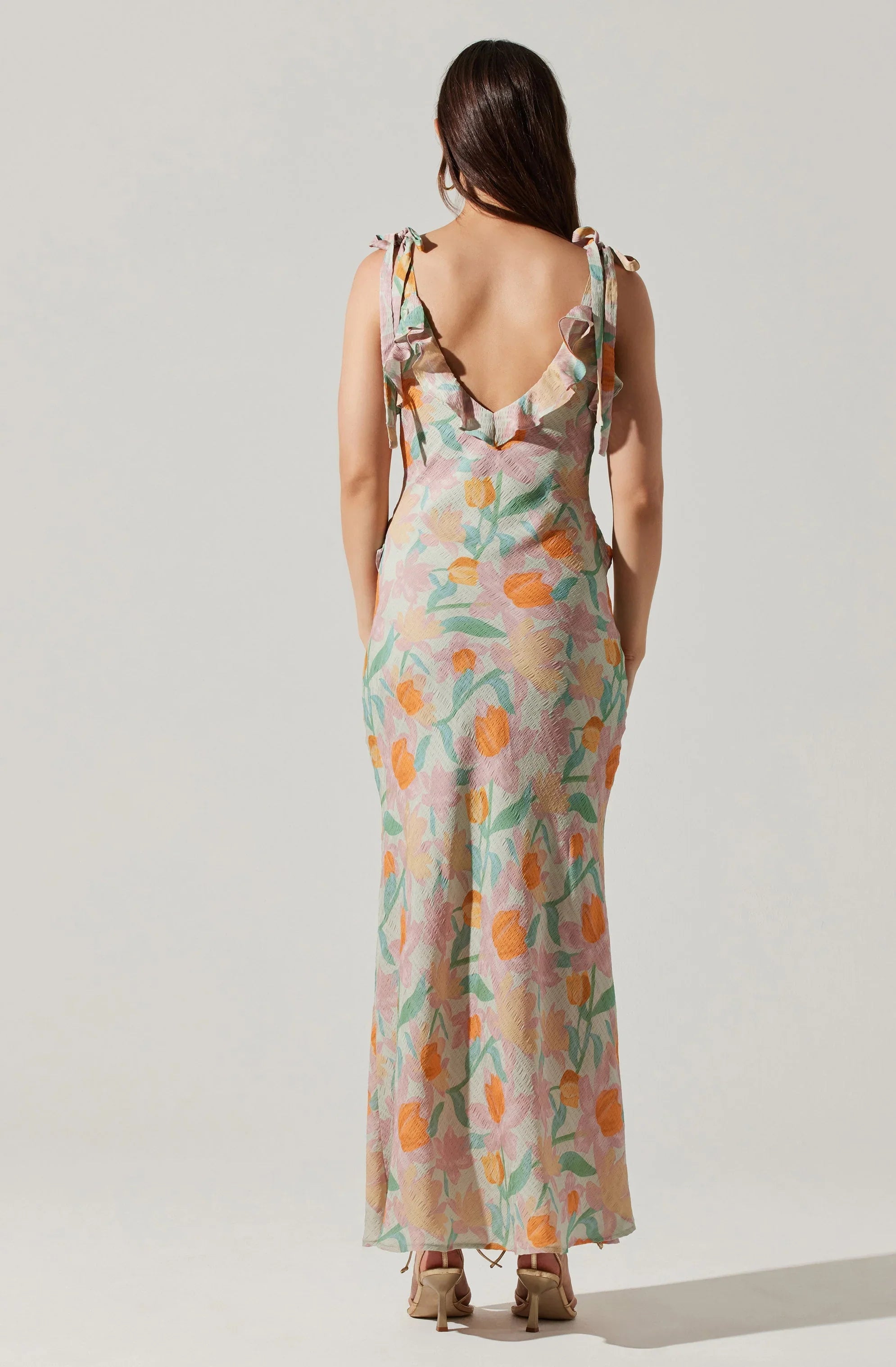 Lbruh Sorbae Floral Maxi Dress