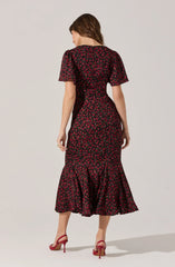 Lbruh Sara Floral Lace Trim Dress