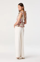Inixyf Lenora Floral Corset Peplum Top