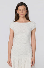 Inixyf Jolene Lattice Knit Mini Dress