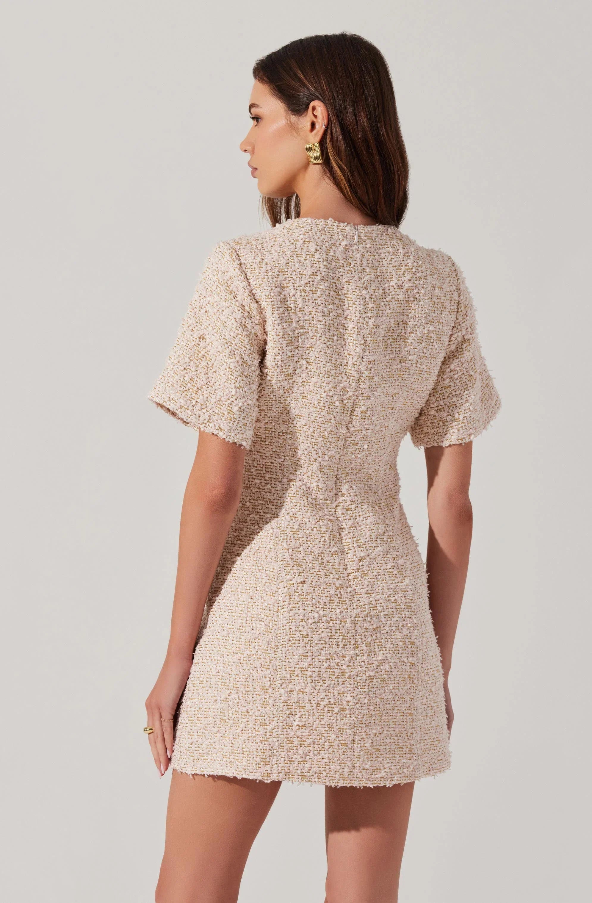 Lbruh Portilla Tweed Mini Dress