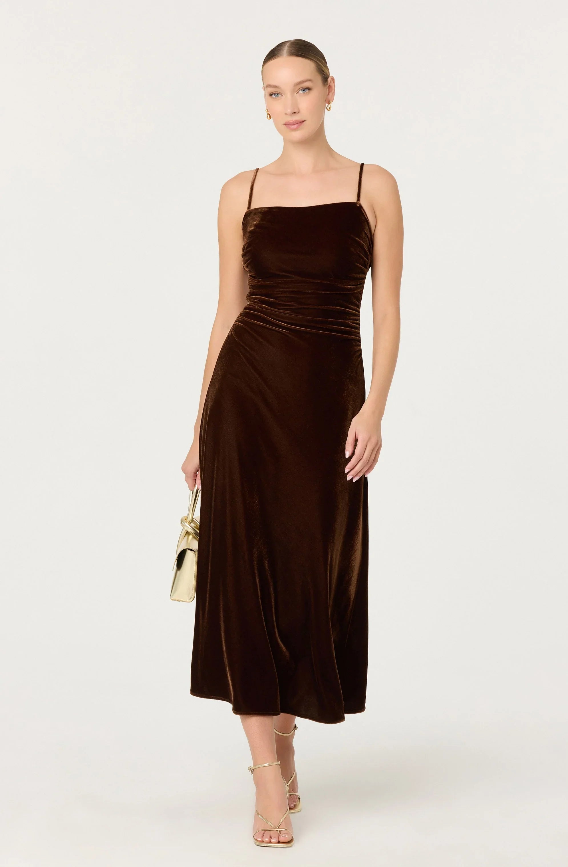 Lbruh Valery Velvet Maxi Dress