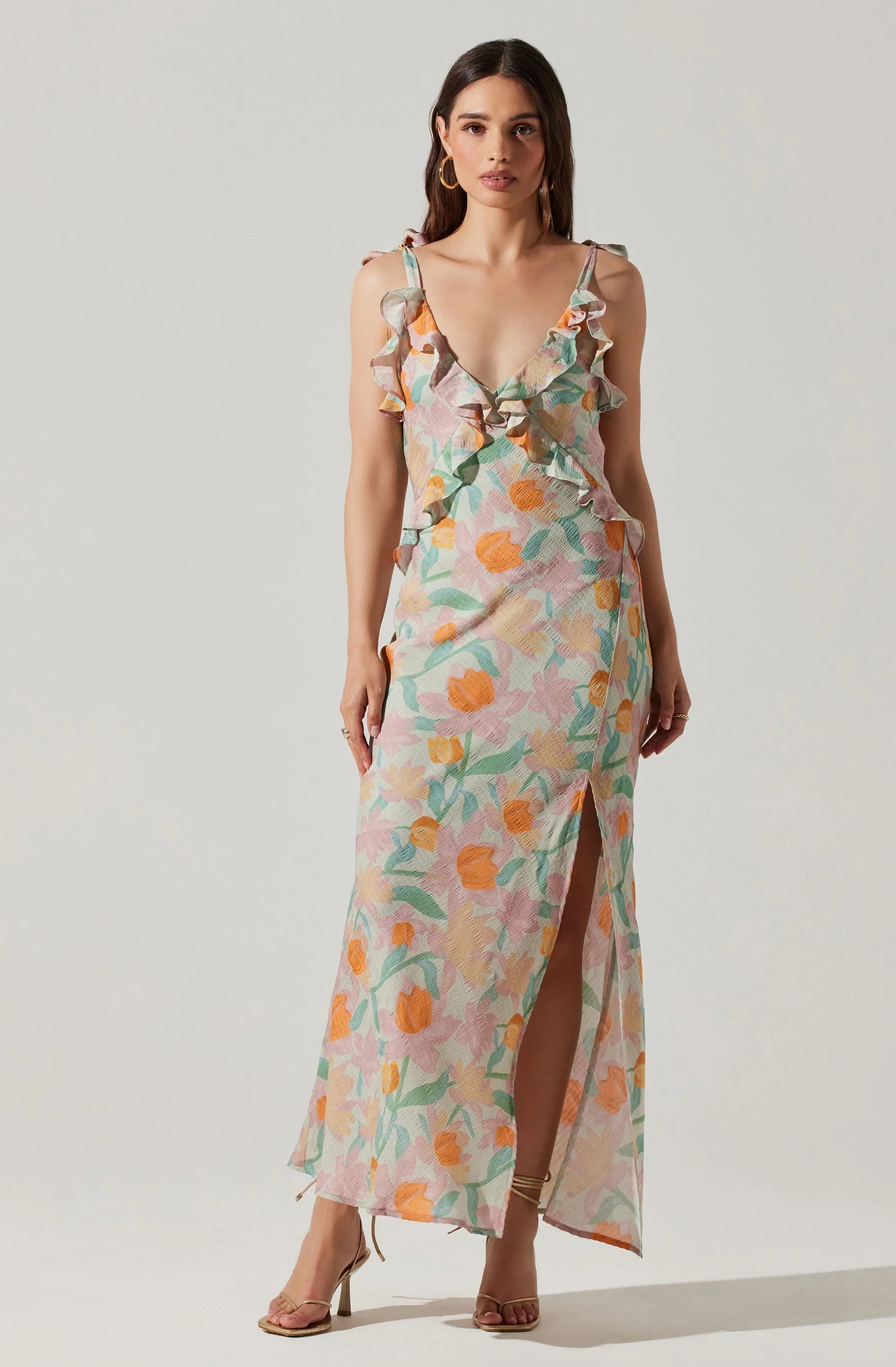Lbruh Sorbae Floral Maxi Dress