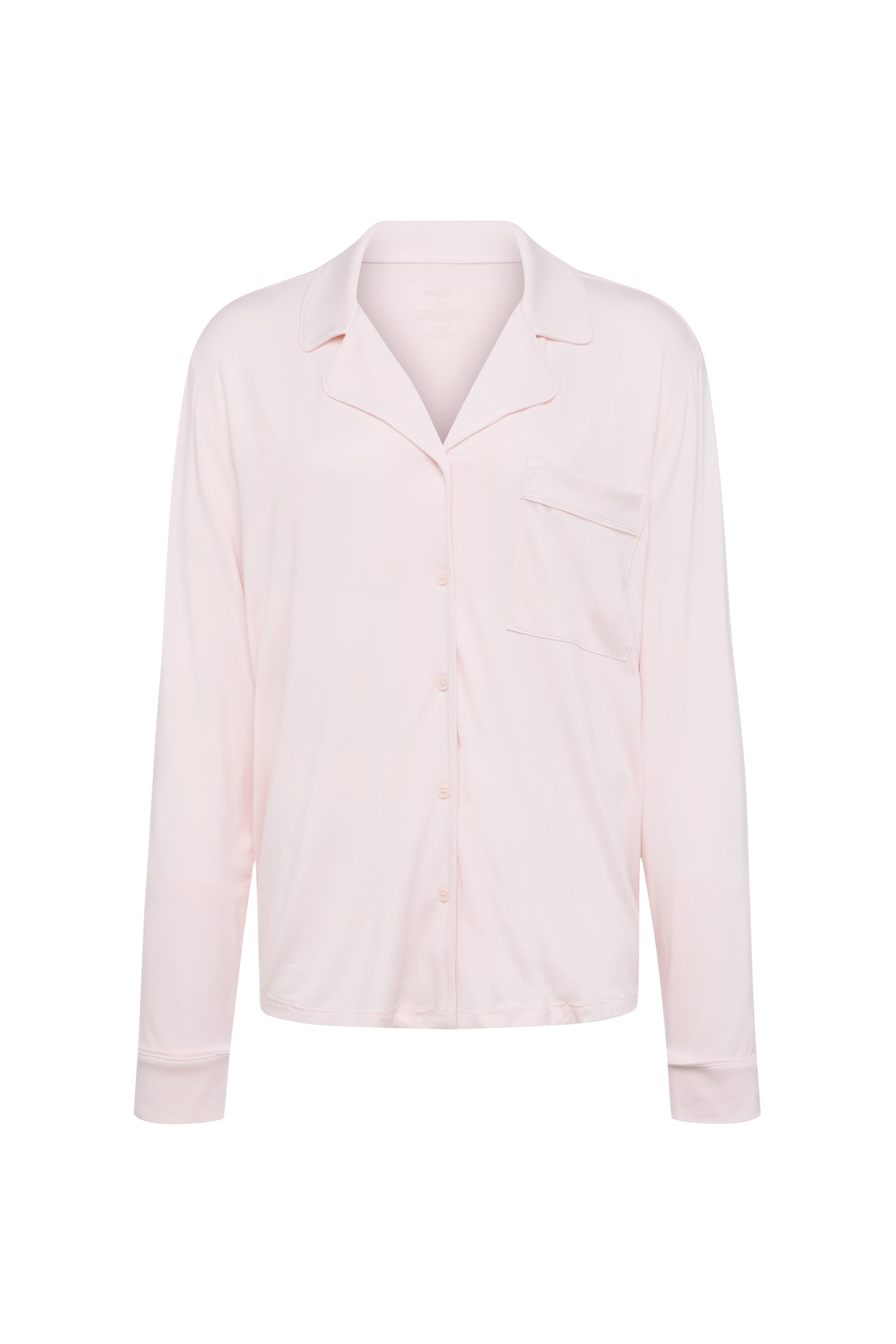 Long Sleeve Button-Up Pajama Shirt | Makeup