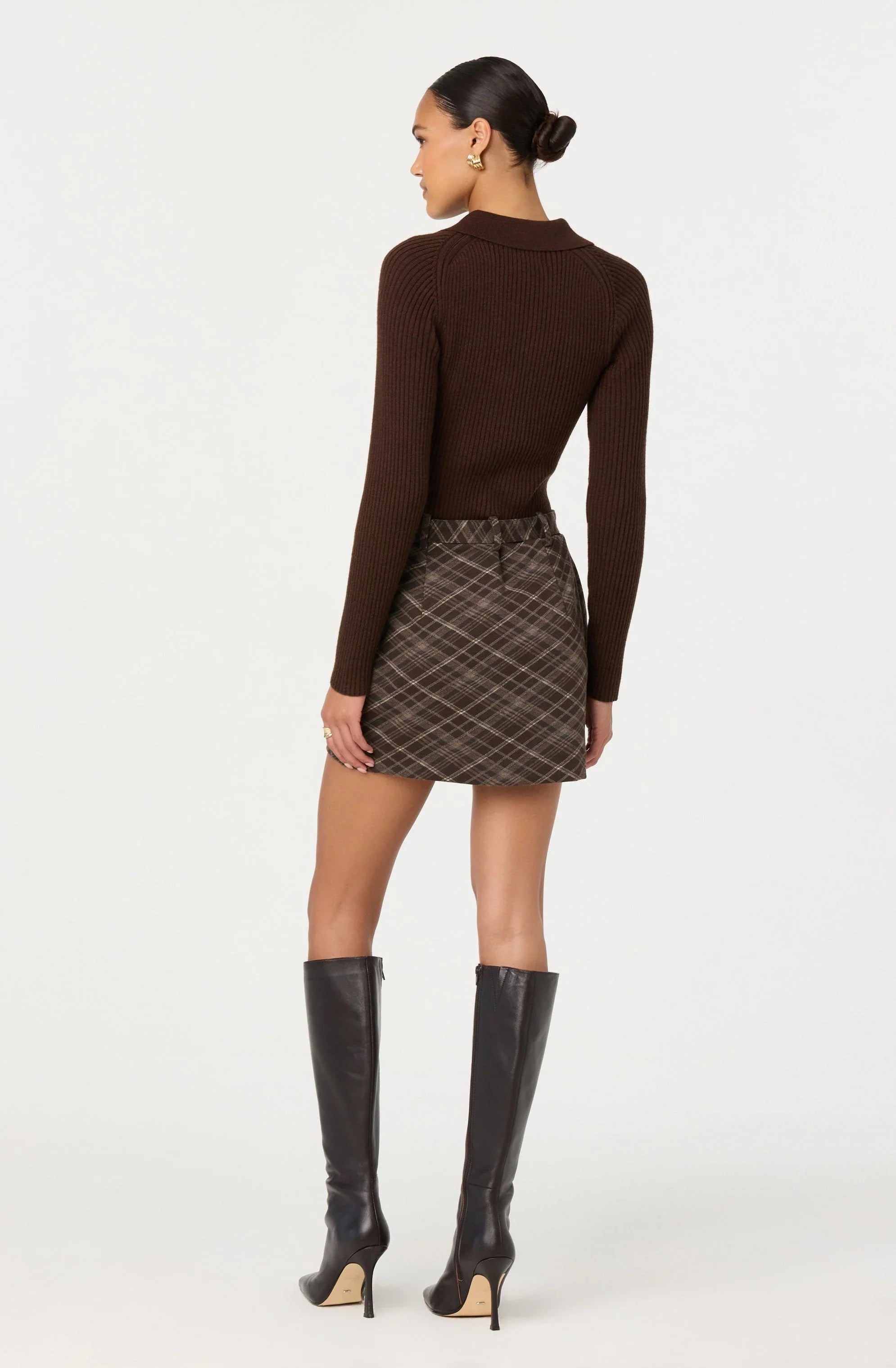 Lbruh Baylie Mixed Media Mini Dress