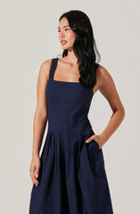 Lbruh Aeryn Pleated Wide Leg Jumpsuit