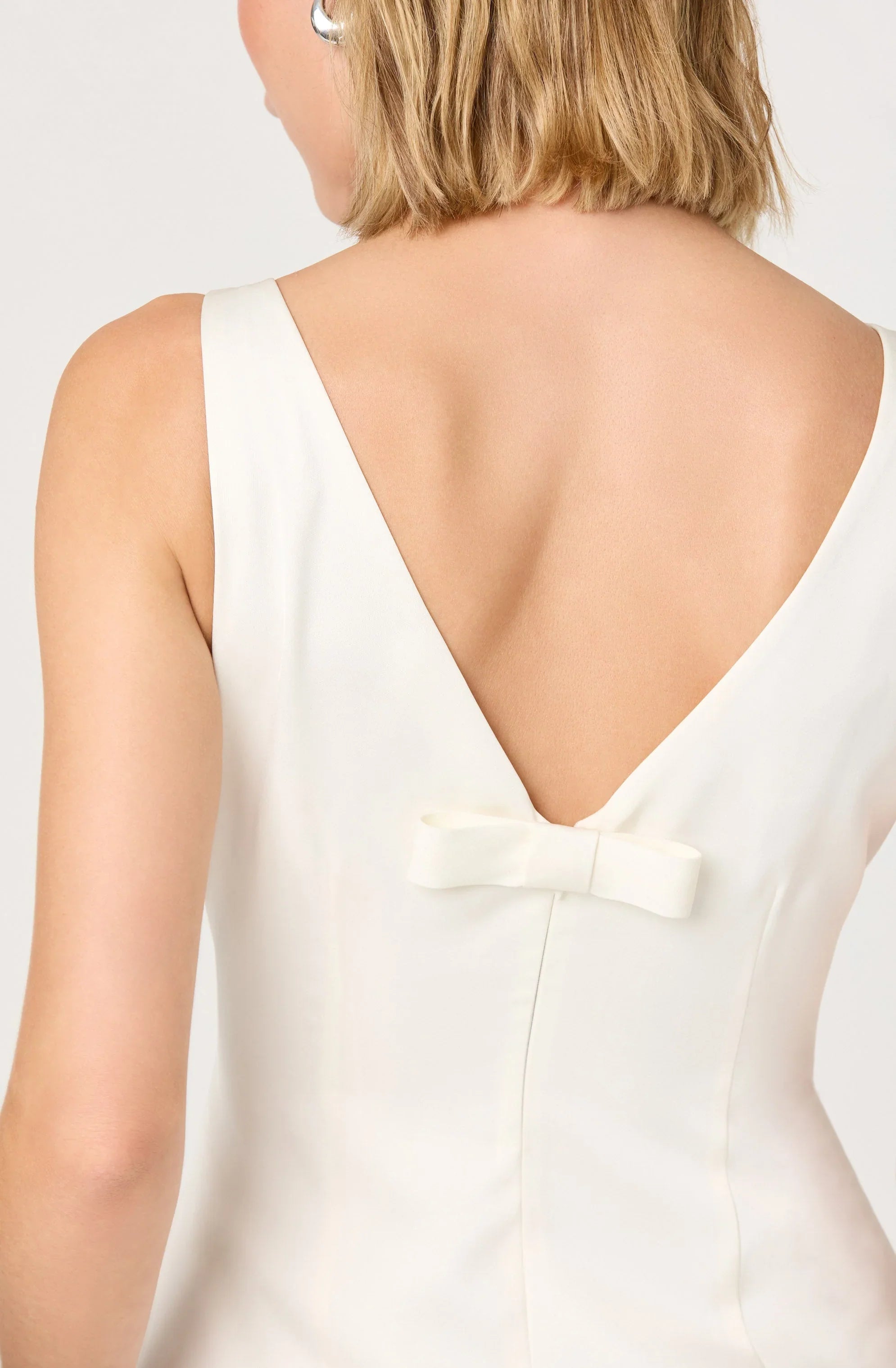 Lbruh Alisanne Feather Trim Mini Dress