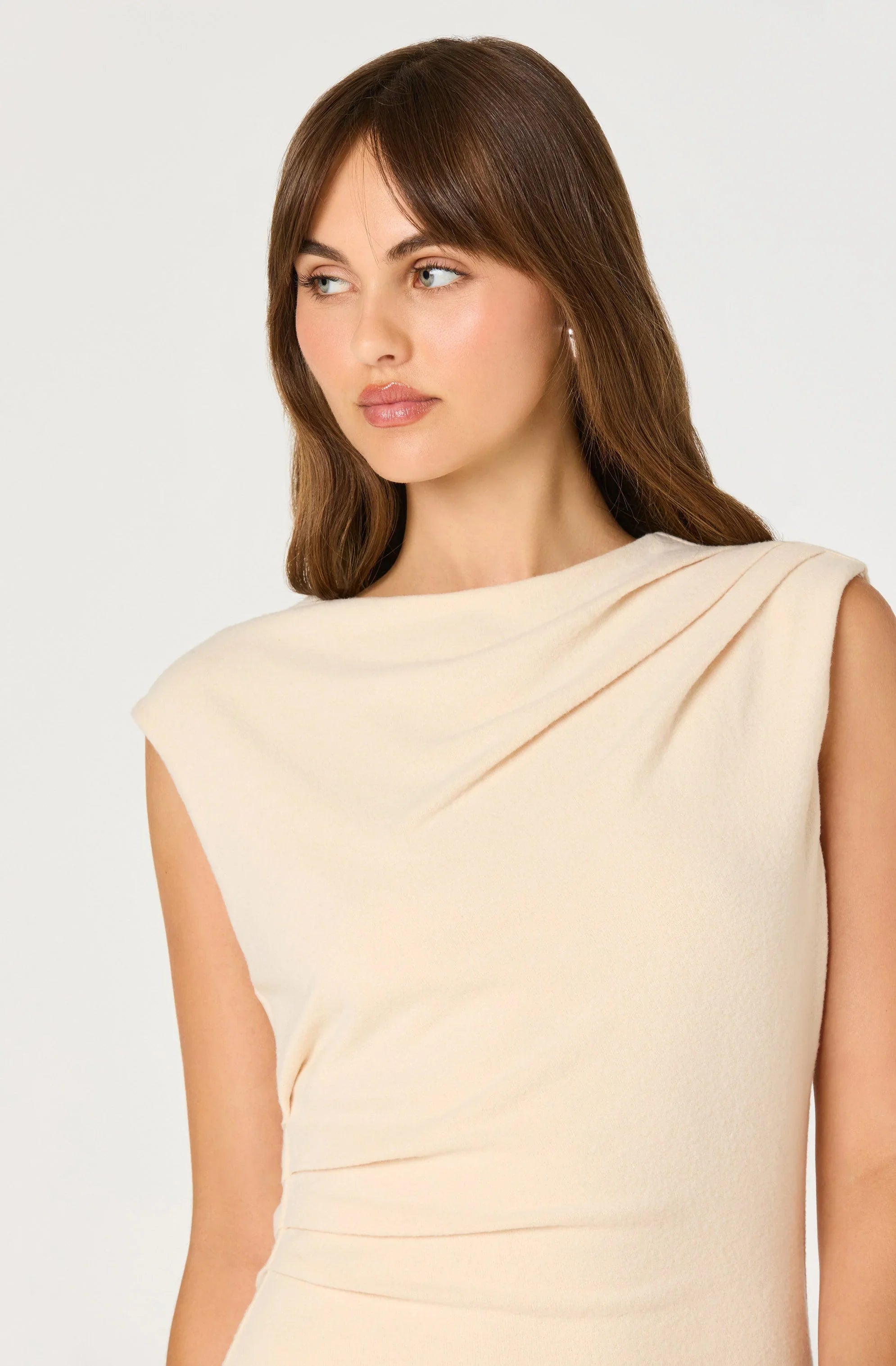 Lbruh Draped Midi Dress