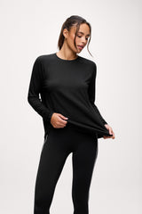 Featherweight Active Long Sleeve Shirt | Black