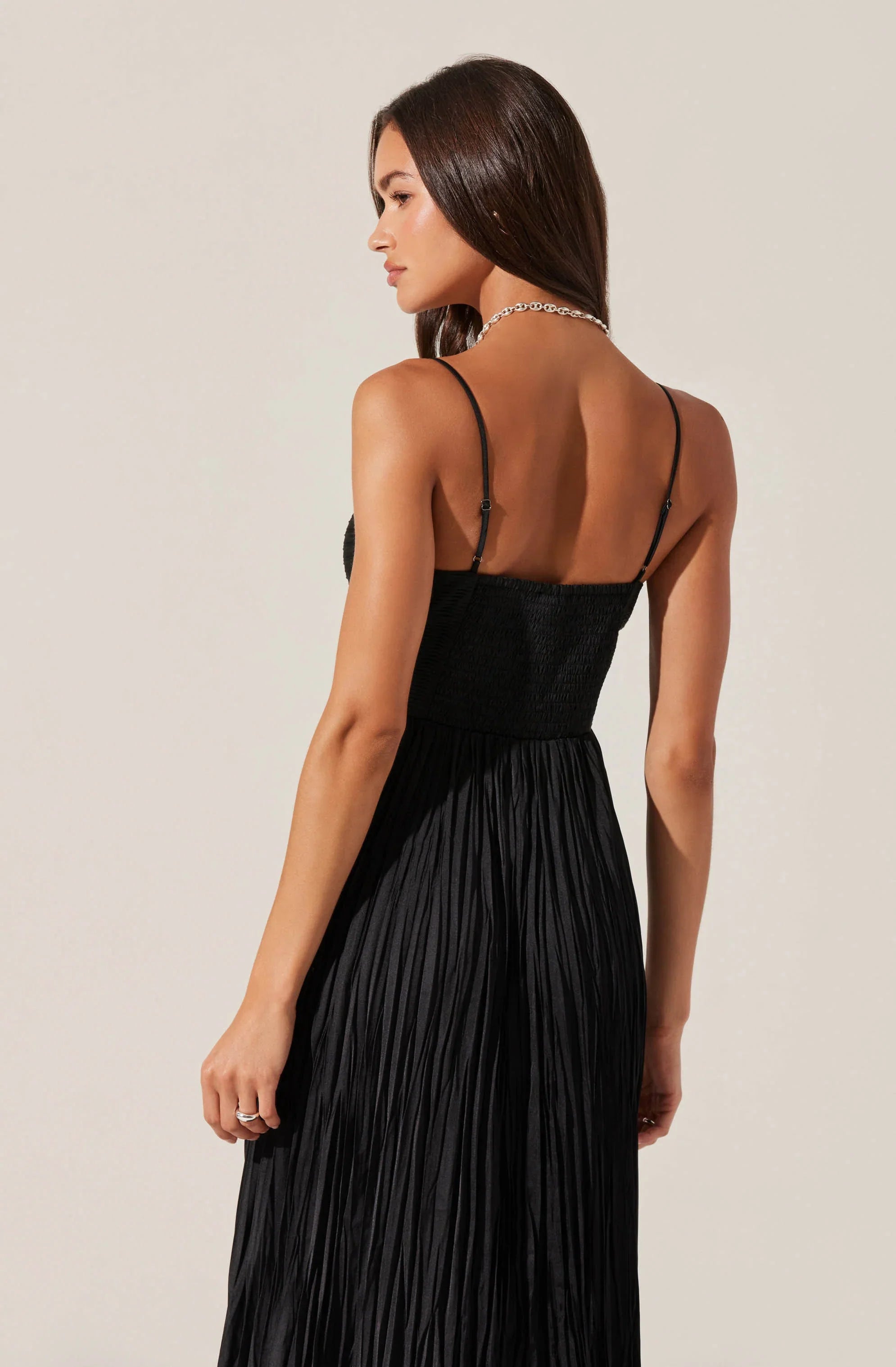 Inixyf Maeve Pleated Midi Dress