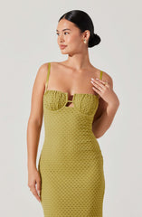 Lbruh Jaida Bustier Bodycon Midi Dress