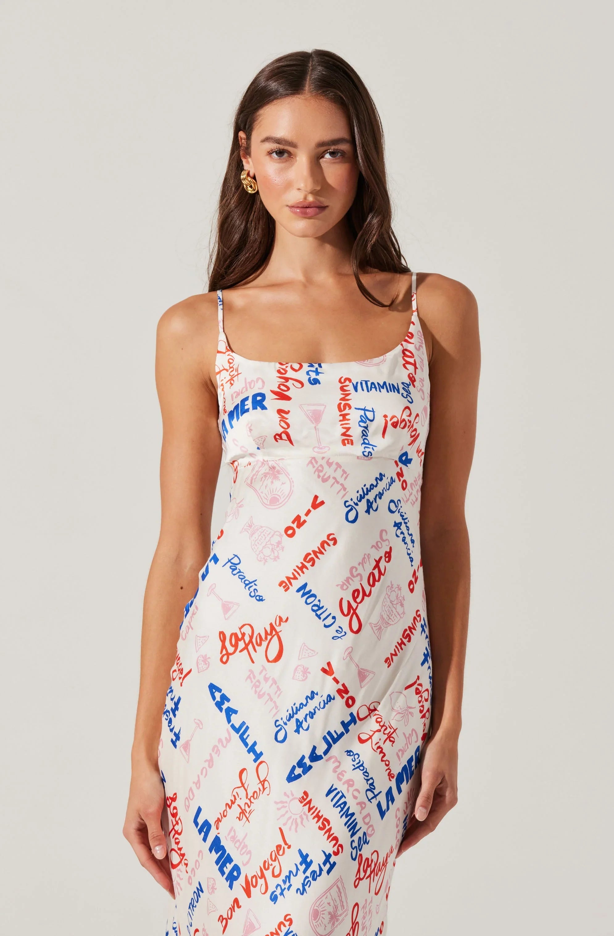 Lbruh Joan Satin Midi Dress
