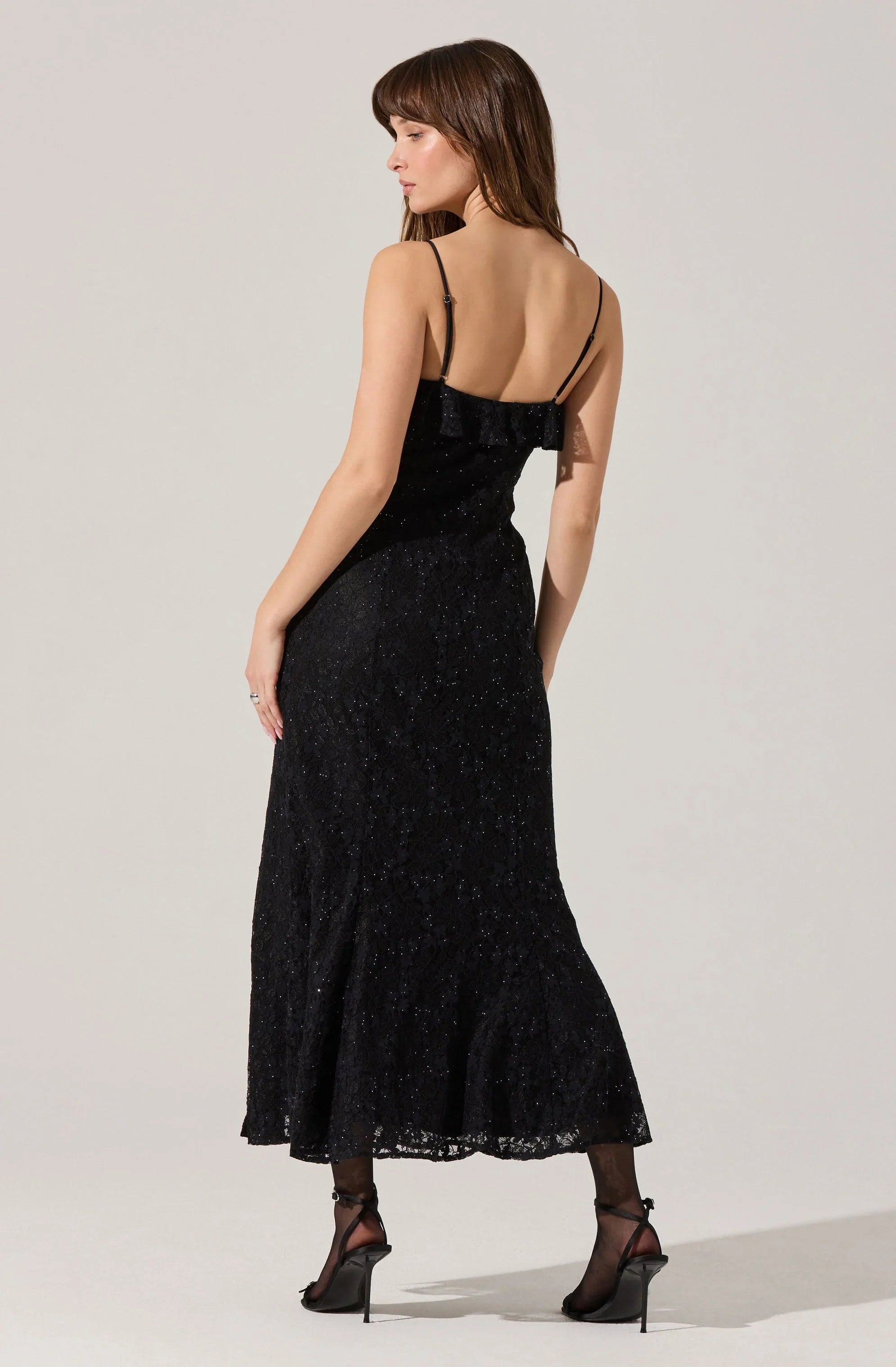 Lbruh Leonie Floral Lace Maxi Dress