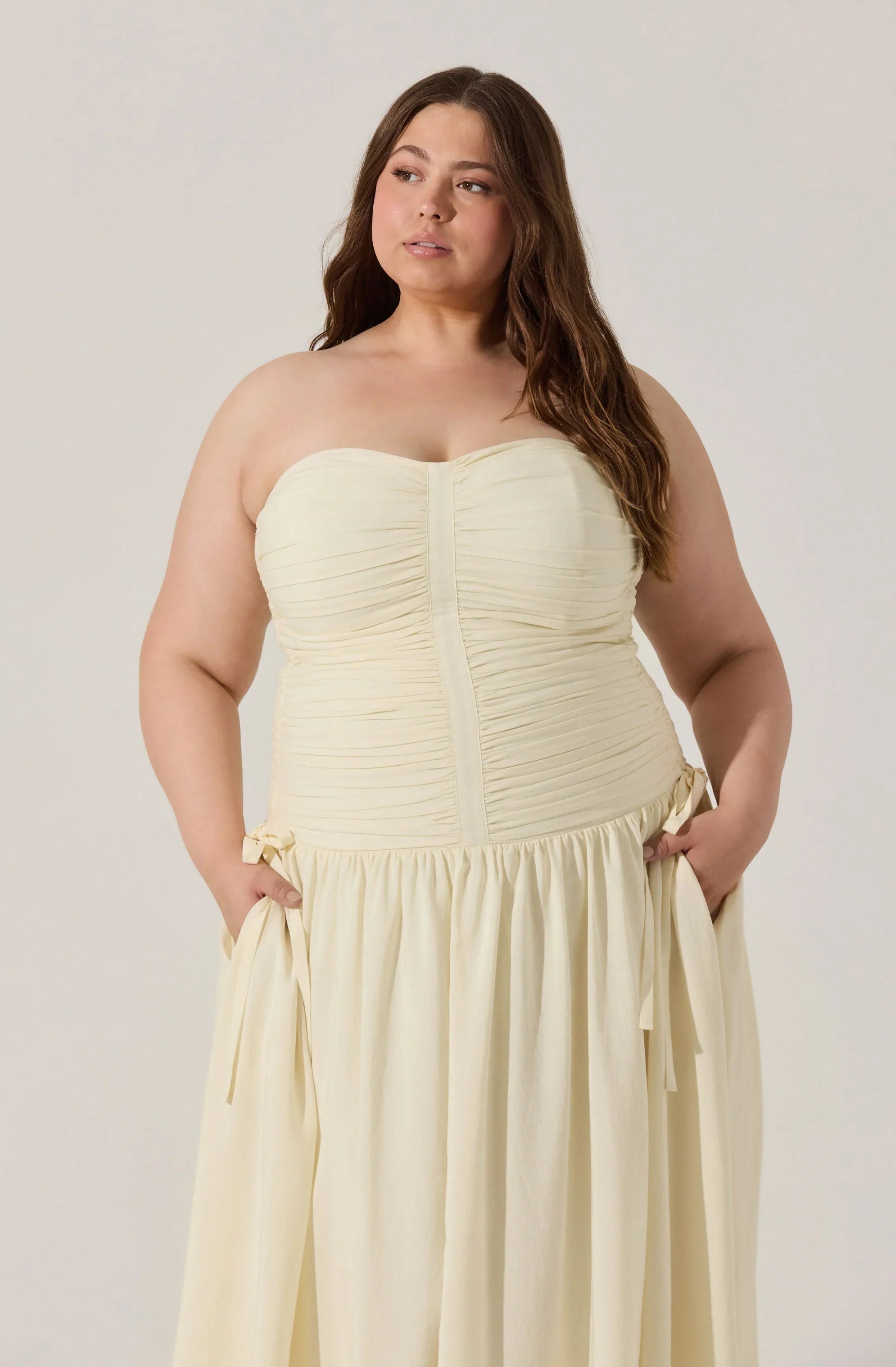 Lbruh Zori Strapless Maxi Dress