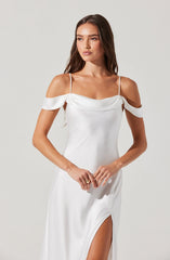 Lbruh Kitura Cold Shoulder Maxi Dress