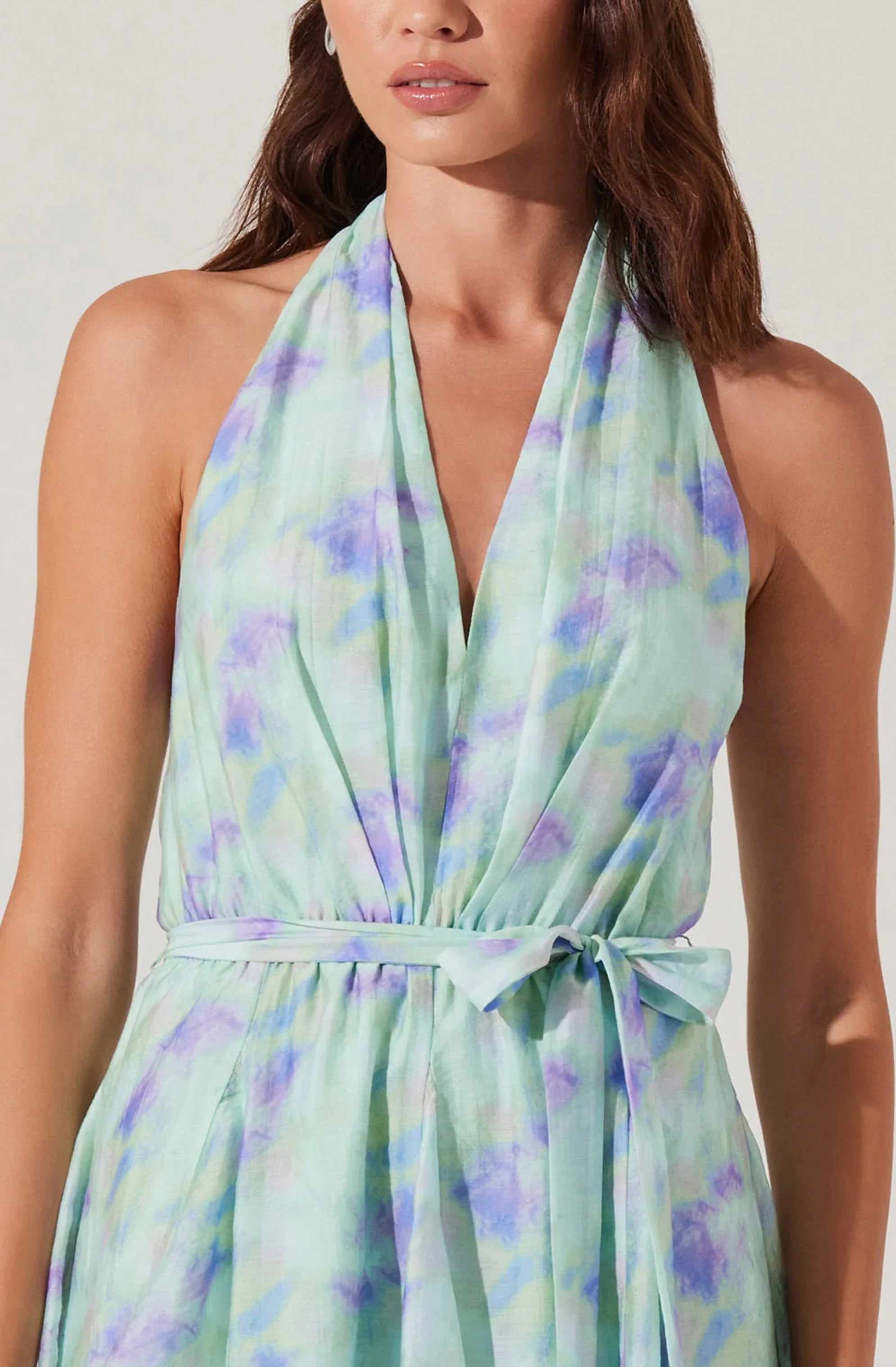 Lbruh Clare Halter Neck Mini Dress