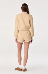 Inixyf Reid Scallop Trim Bomber Jacket