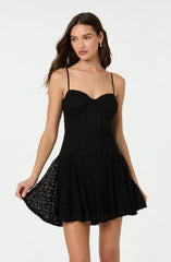 Lbruh Lace Bustier Mini Dress