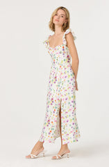 Lbruh Wedelia Floral Bustier Midi Dress