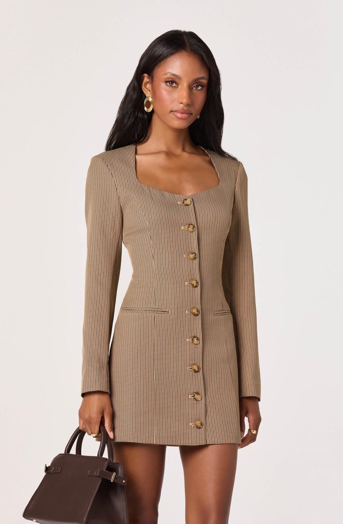 Lbruh Tailored Sweetheart Mini Dress