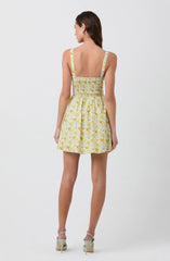 Lbruh Floral Milkmaid Mini Dress