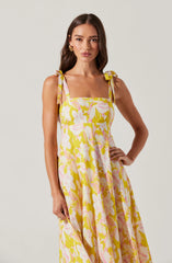 Lbruh Shiann Print Midi Dress