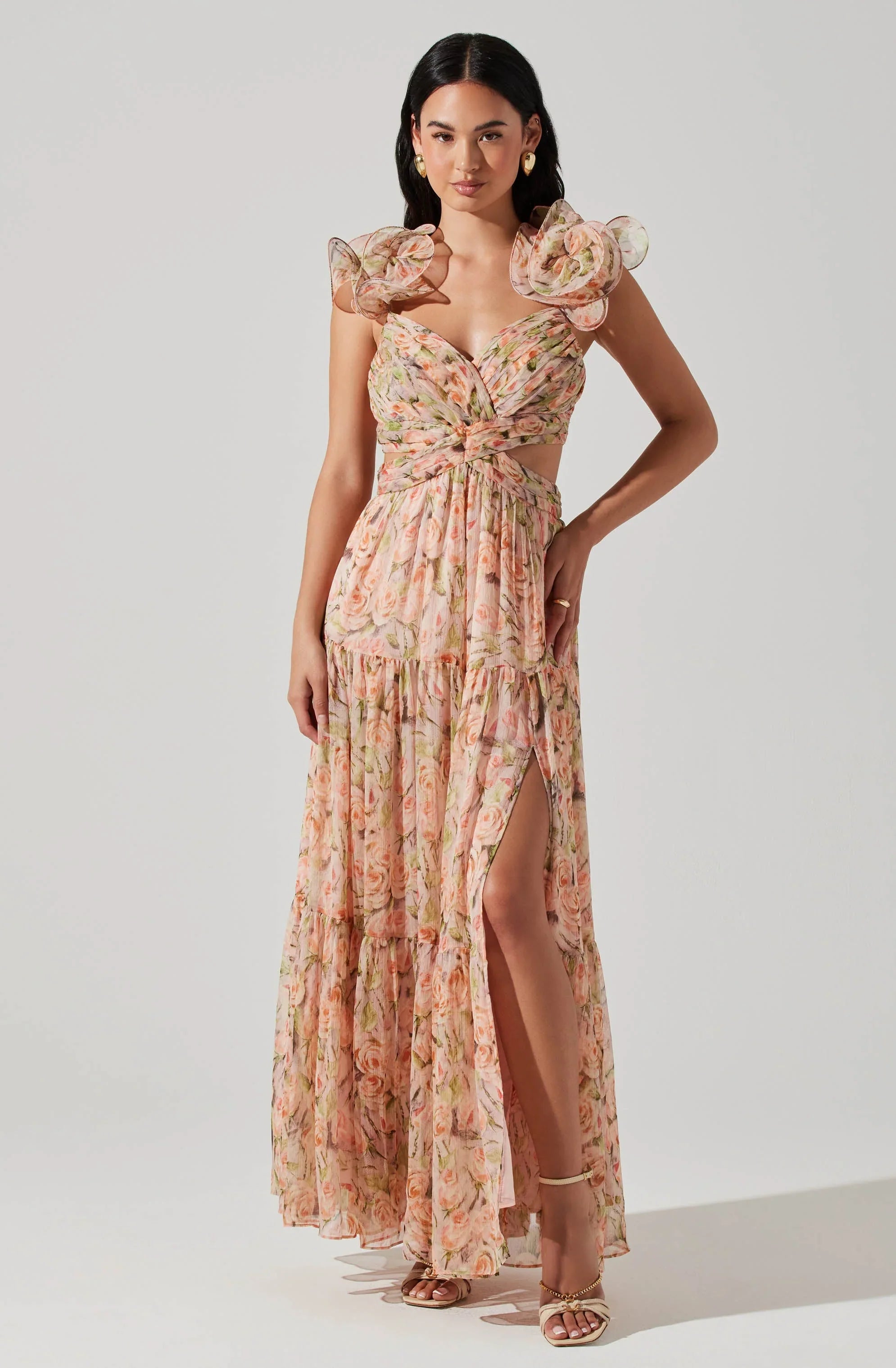 Lbruh Fritillaria Floral Maxi Dress