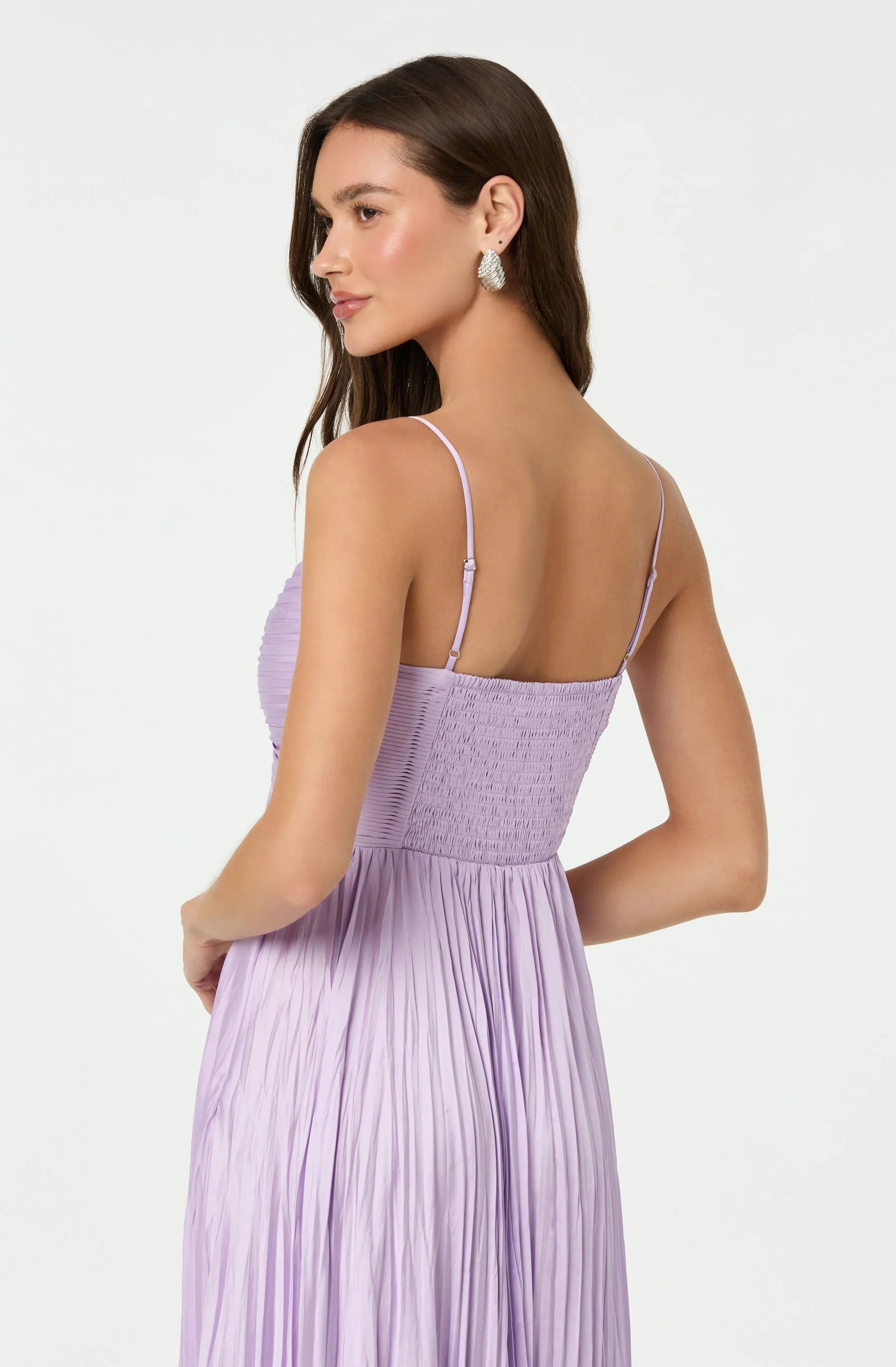 Inixyf Maeve Pleated Midi Dress