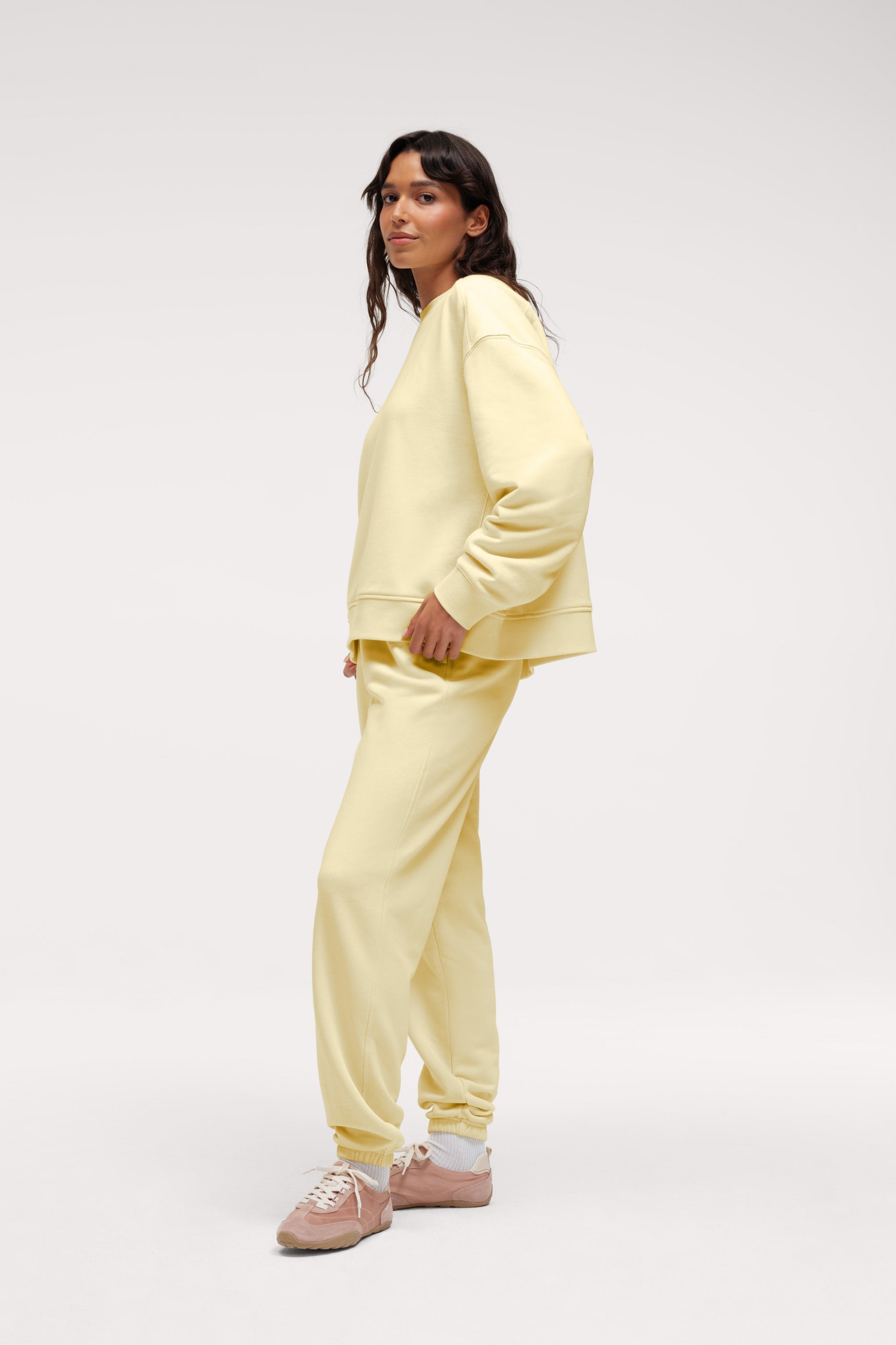 French Terry Jogger | Lemon