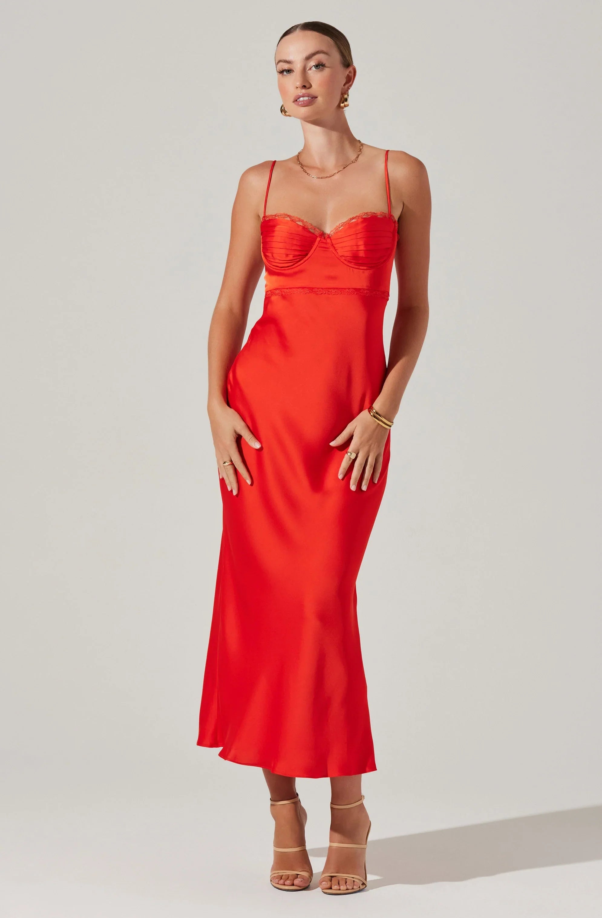 Lbruh Florianne Satin Maxi Dress