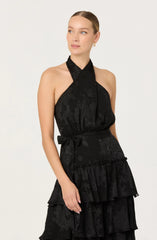 Lbruh Adamaris Tiered Halter Maxi Dress