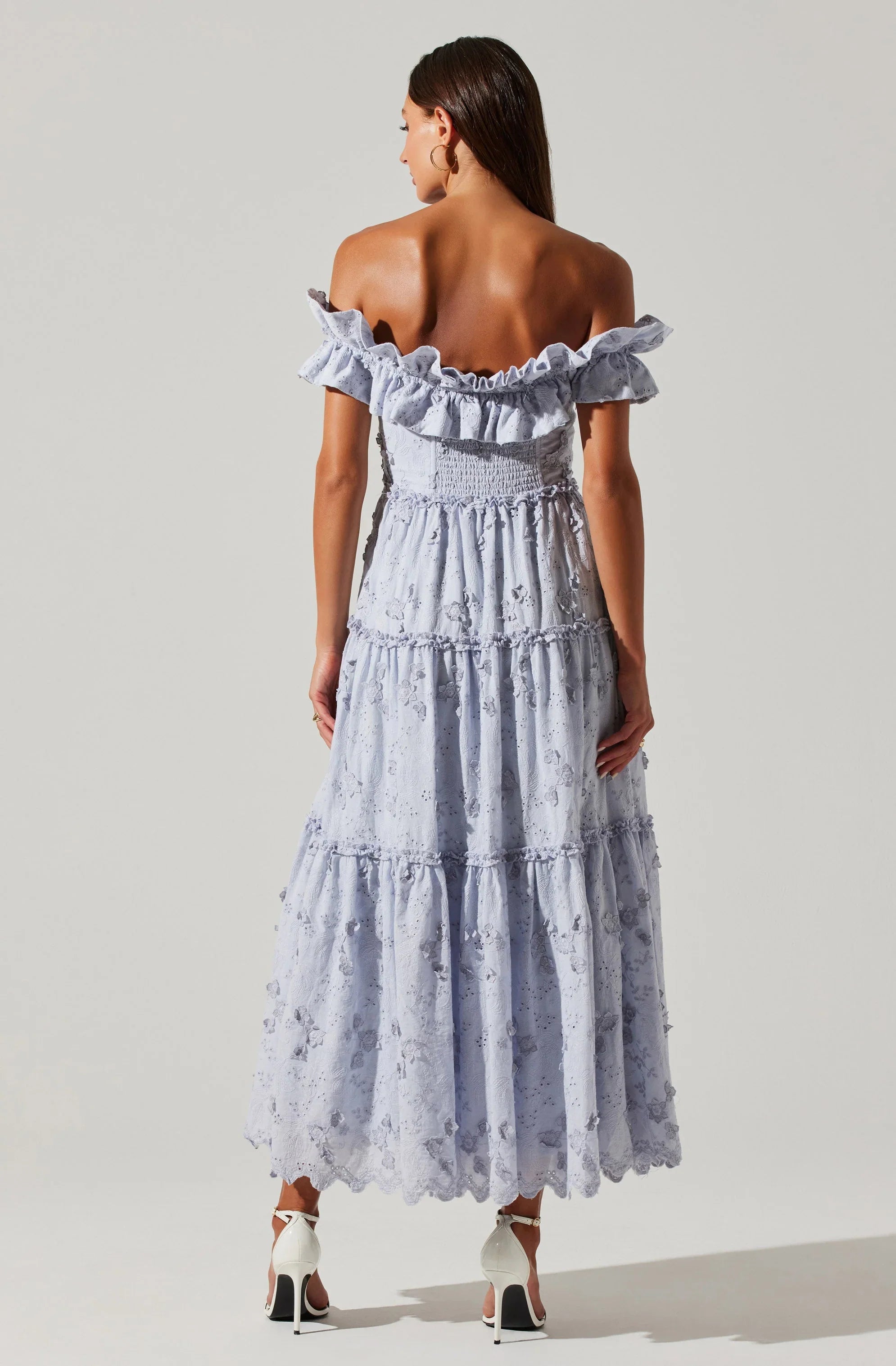Inixyf Piccola Off Shoulder Maxi Dress