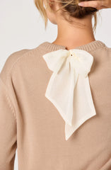 Inixyf Kalyn Sweater Mixed Media Mini Dress