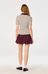 Inixyf Emmalee Mixed Media Polo Dress