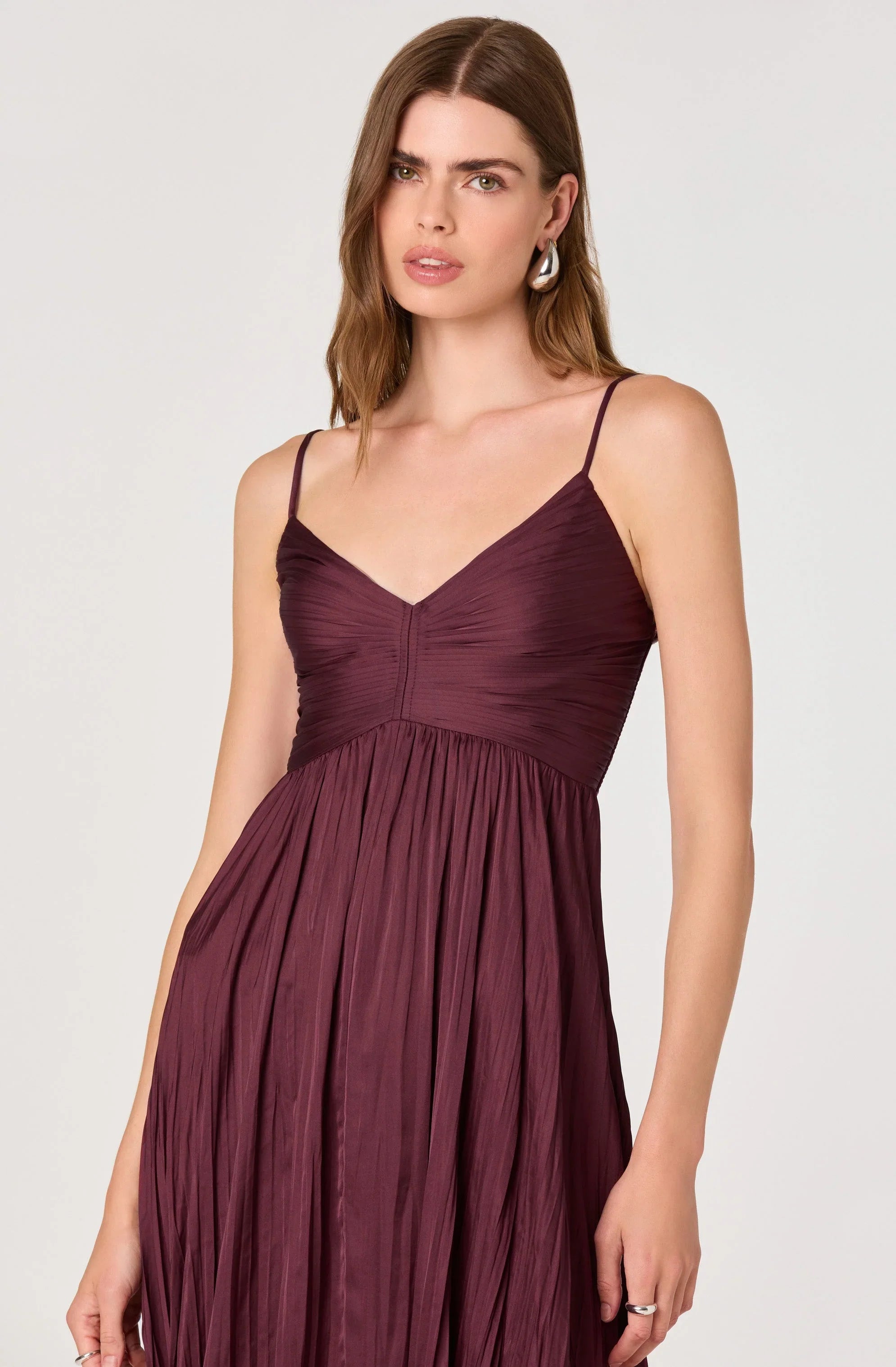 Inixyf Maeve Pleated Midi Dress