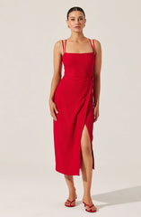 Lbruh Brinda Wrap Midi Dress