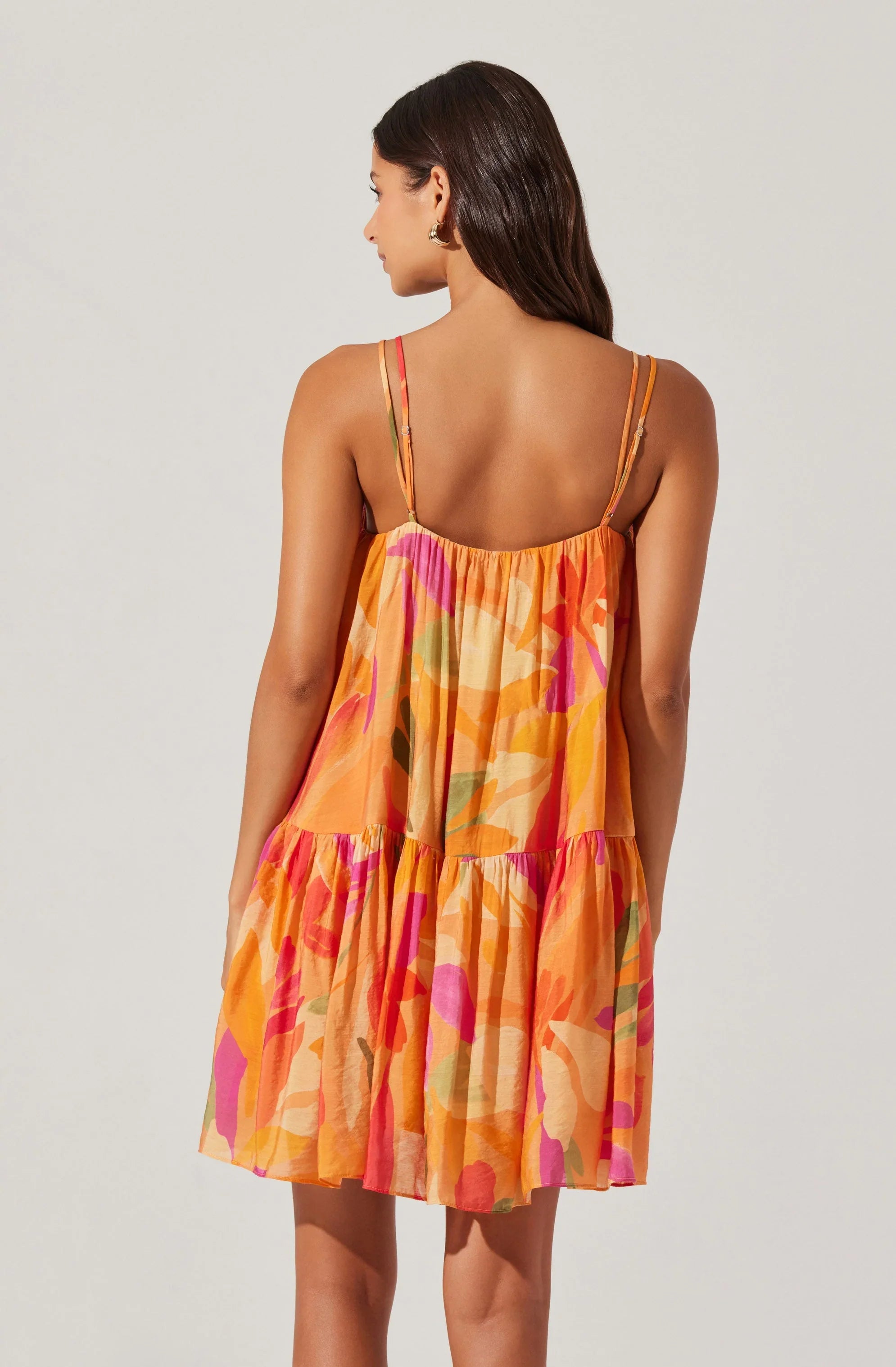 Lbruh Keala Floral Mini Tent Dress