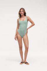 Square Neck One Piece | Pistachio