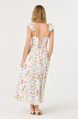 Lbruh Wedelia Floral Bustier Midi Dress
